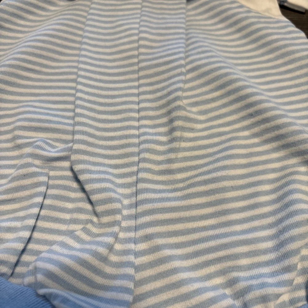 Vtg ALEXIS boys One Piece Romper Thank Heaven For Little Boys Newborn 6-10 Lbs